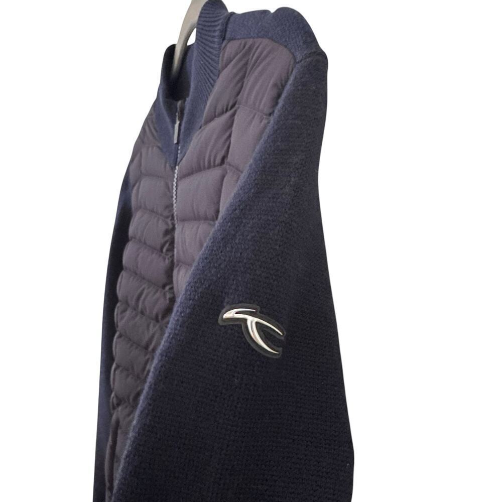 KJUS Ramona Insulation Jacket Knit Merino Wool Sweater Navy Blue Size 36 Small - Picture 11 of 14